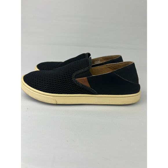 SurfCore OluKai Women’s Pehuea Black Mesh Slip-On Loafers Size 7.5 (EUR 38) - Picture 5 of 15